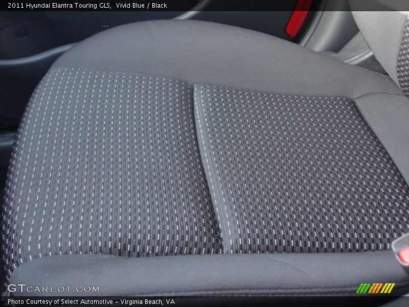 Vivid Blue / Black 2011 Hyundai Elantra Touring GLS