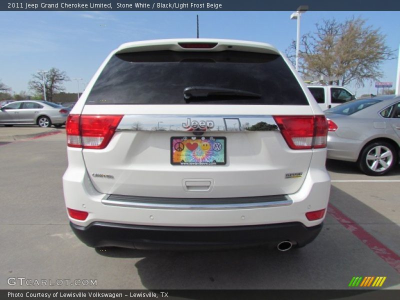 Stone White / Black/Light Frost Beige 2011 Jeep Grand Cherokee Limited