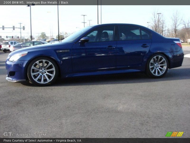 Interlagos Blue Metallic / Black 2006 BMW M5