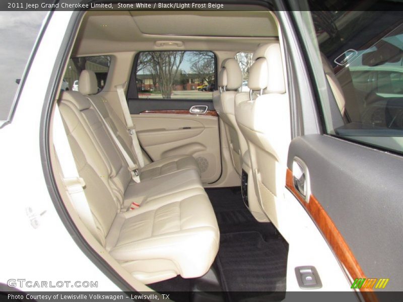 Stone White / Black/Light Frost Beige 2011 Jeep Grand Cherokee Limited