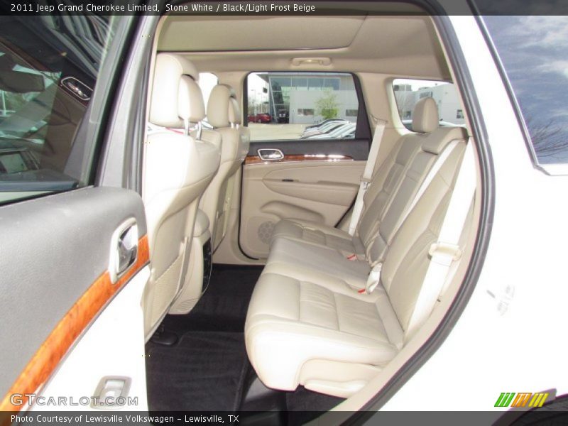 Stone White / Black/Light Frost Beige 2011 Jeep Grand Cherokee Limited