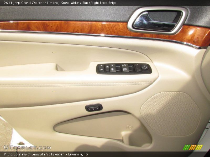 Stone White / Black/Light Frost Beige 2011 Jeep Grand Cherokee Limited