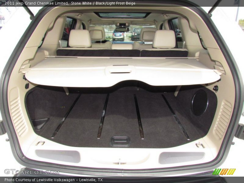 Stone White / Black/Light Frost Beige 2011 Jeep Grand Cherokee Limited