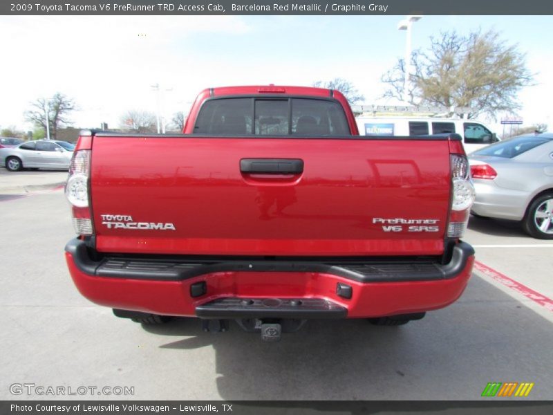 Barcelona Red Metallic / Graphite Gray 2009 Toyota Tacoma V6 PreRunner TRD Access Cab