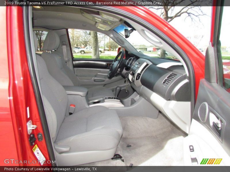 Barcelona Red Metallic / Graphite Gray 2009 Toyota Tacoma V6 PreRunner TRD Access Cab