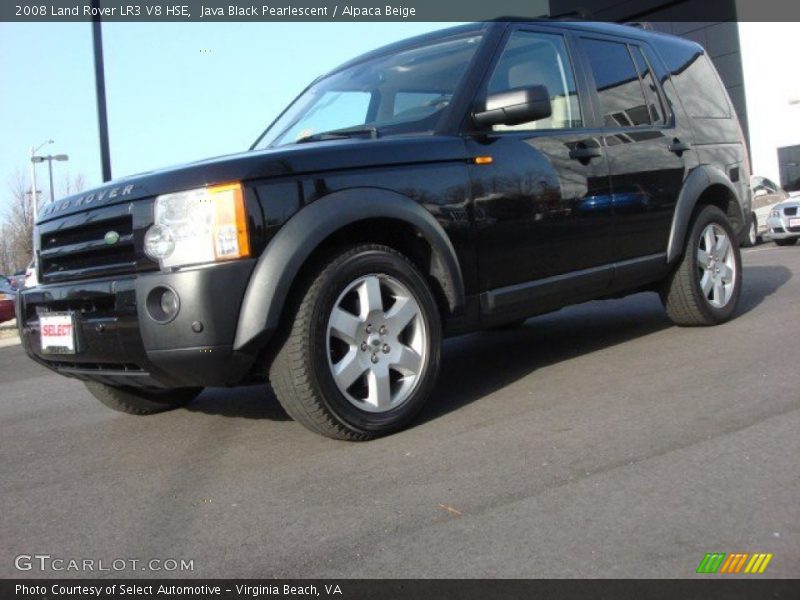 Java Black Pearlescent / Alpaca Beige 2008 Land Rover LR3 V8 HSE