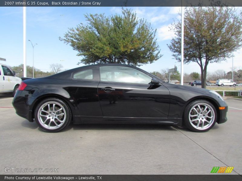 Black Obsidian / Stone Gray 2007 Infiniti G 35 Coupe