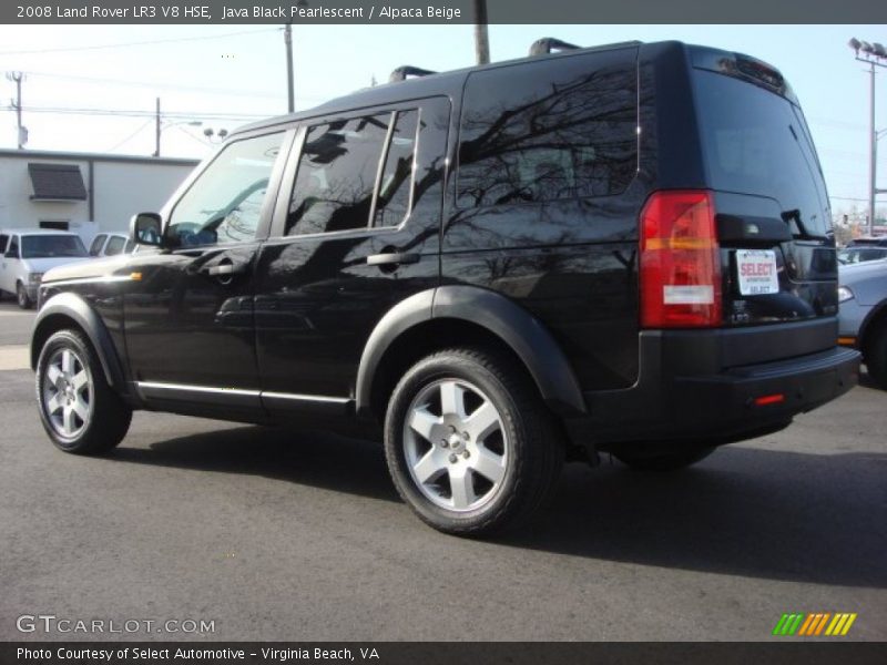 Java Black Pearlescent / Alpaca Beige 2008 Land Rover LR3 V8 HSE