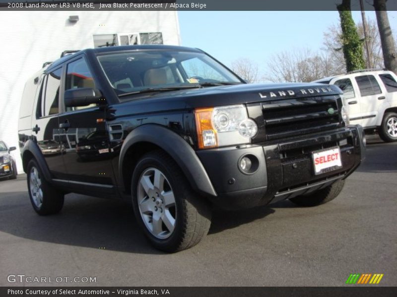 Java Black Pearlescent / Alpaca Beige 2008 Land Rover LR3 V8 HSE
