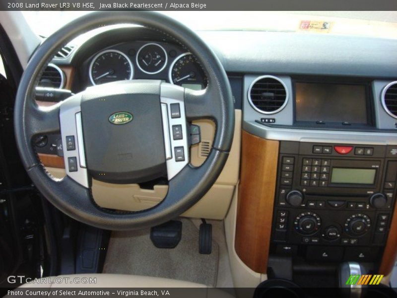 Java Black Pearlescent / Alpaca Beige 2008 Land Rover LR3 V8 HSE