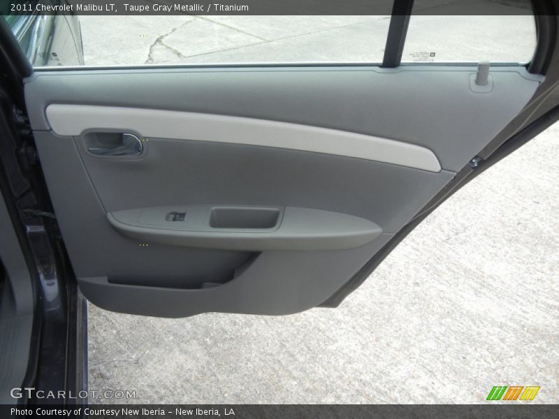 Taupe Gray Metallic / Titanium 2011 Chevrolet Malibu LT