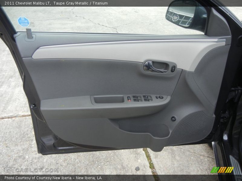 Taupe Gray Metallic / Titanium 2011 Chevrolet Malibu LT