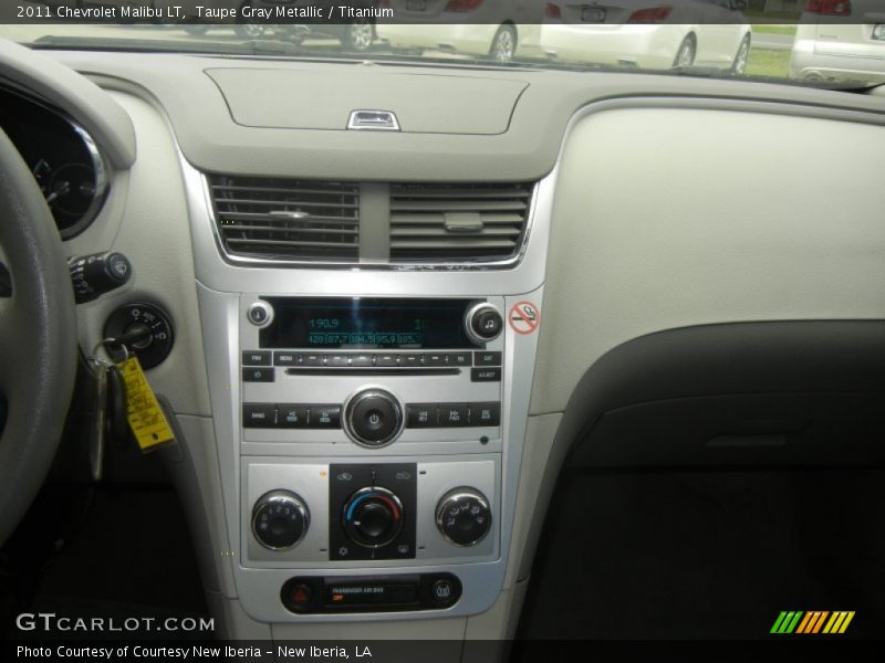 Taupe Gray Metallic / Titanium 2011 Chevrolet Malibu LT