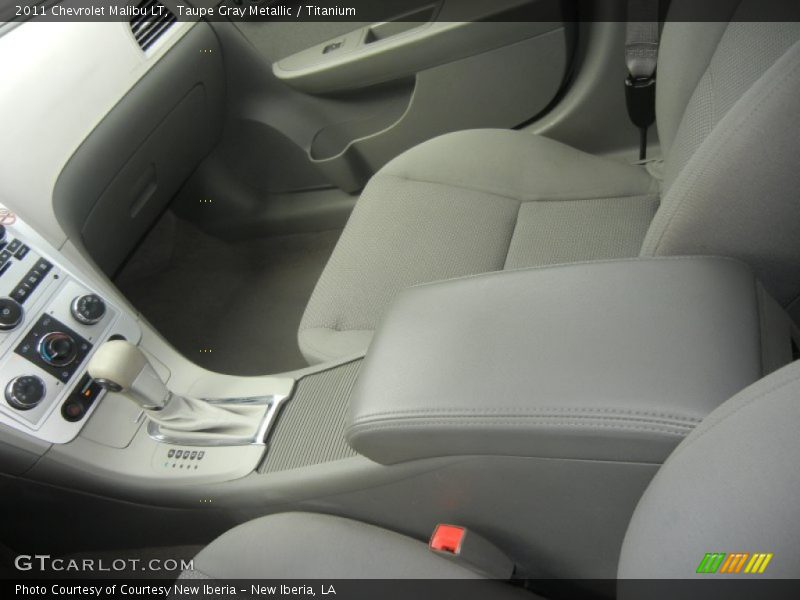 Taupe Gray Metallic / Titanium 2011 Chevrolet Malibu LT