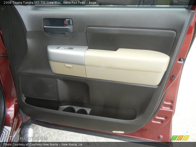 Salsa Red Pearl / Beige 2008 Toyota Tundra SR5 TSS Crew Max