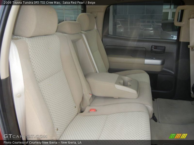 Salsa Red Pearl / Beige 2008 Toyota Tundra SR5 TSS Crew Max