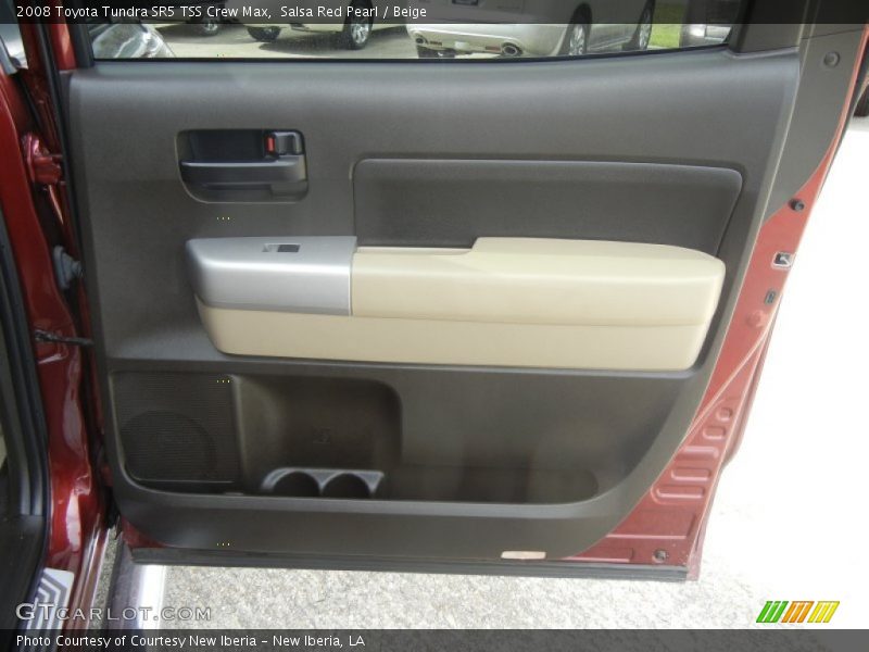 Salsa Red Pearl / Beige 2008 Toyota Tundra SR5 TSS Crew Max