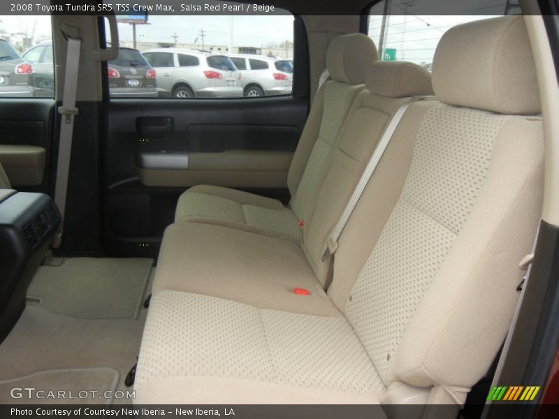 Salsa Red Pearl / Beige 2008 Toyota Tundra SR5 TSS Crew Max