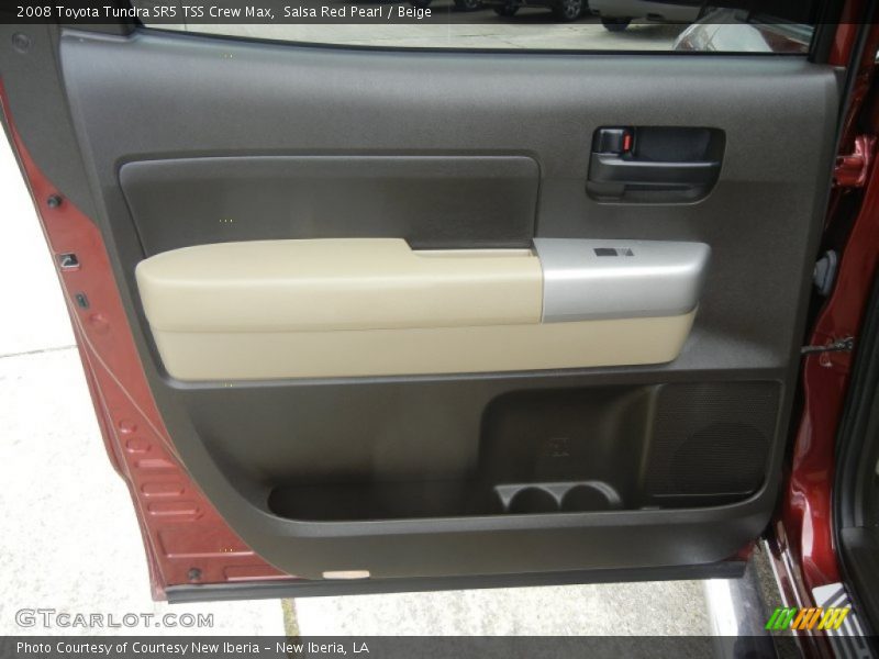 Salsa Red Pearl / Beige 2008 Toyota Tundra SR5 TSS Crew Max