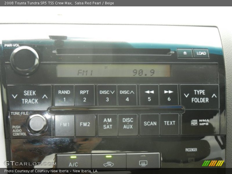 Salsa Red Pearl / Beige 2008 Toyota Tundra SR5 TSS Crew Max