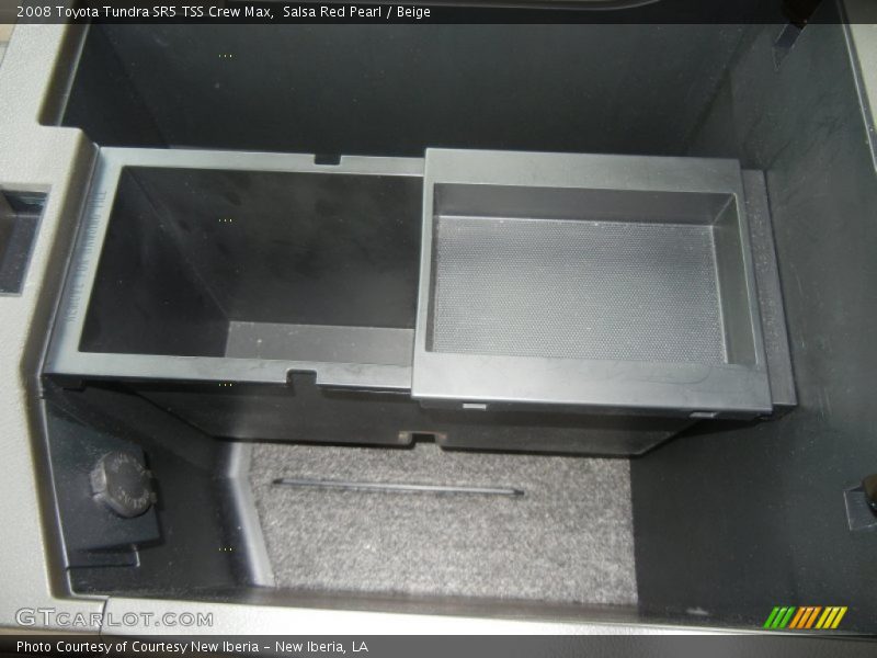 Salsa Red Pearl / Beige 2008 Toyota Tundra SR5 TSS Crew Max
