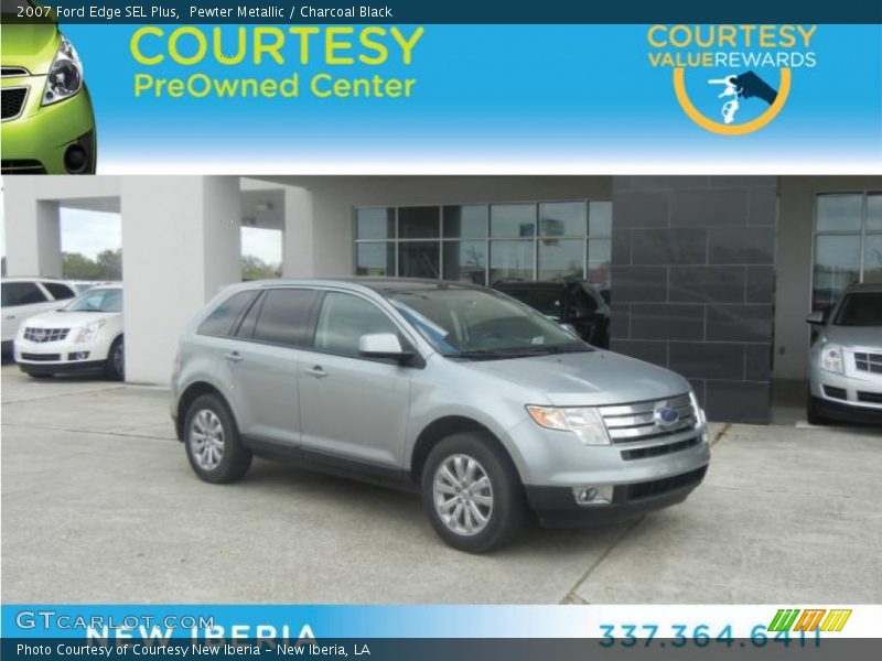 Pewter Metallic / Charcoal Black 2007 Ford Edge SEL Plus