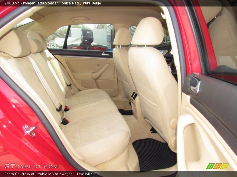Salsa Red / Pure Beige 2008 Volkswagen Jetta S Sedan