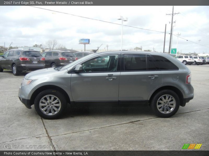 Pewter Metallic / Charcoal Black 2007 Ford Edge SEL Plus