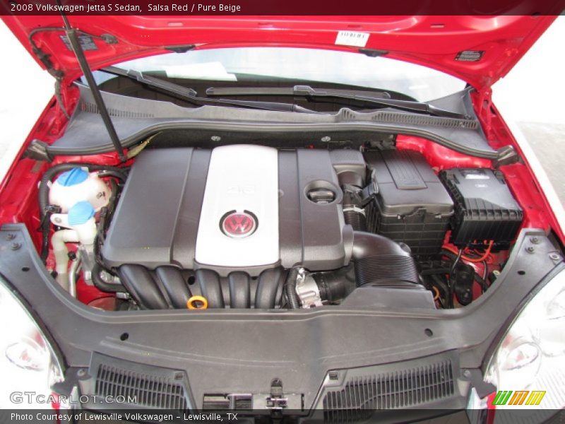 Salsa Red / Pure Beige 2008 Volkswagen Jetta S Sedan
