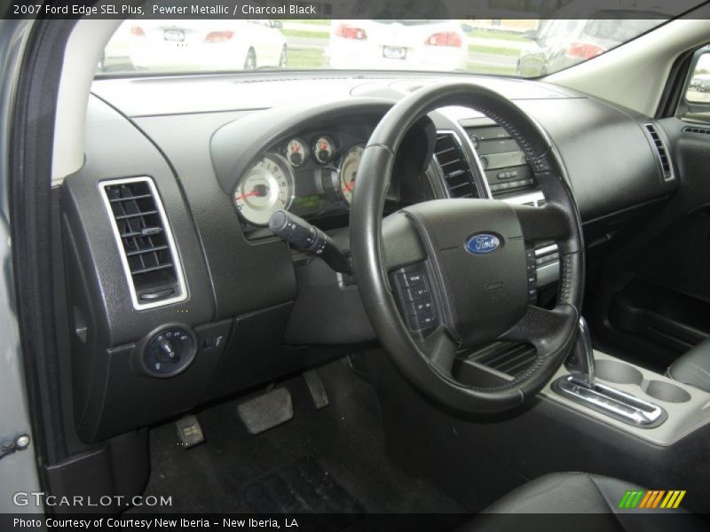 Pewter Metallic / Charcoal Black 2007 Ford Edge SEL Plus