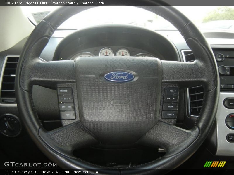 Pewter Metallic / Charcoal Black 2007 Ford Edge SEL Plus