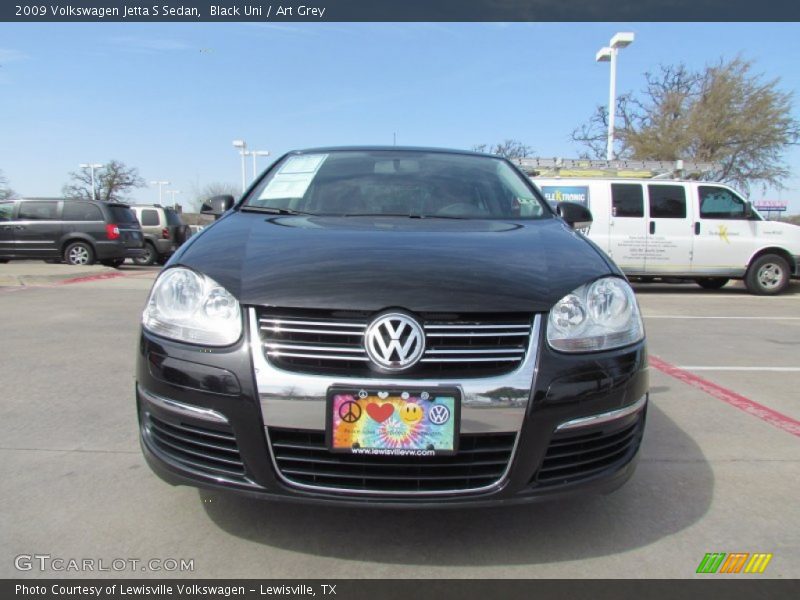 Black Uni / Art Grey 2009 Volkswagen Jetta S Sedan