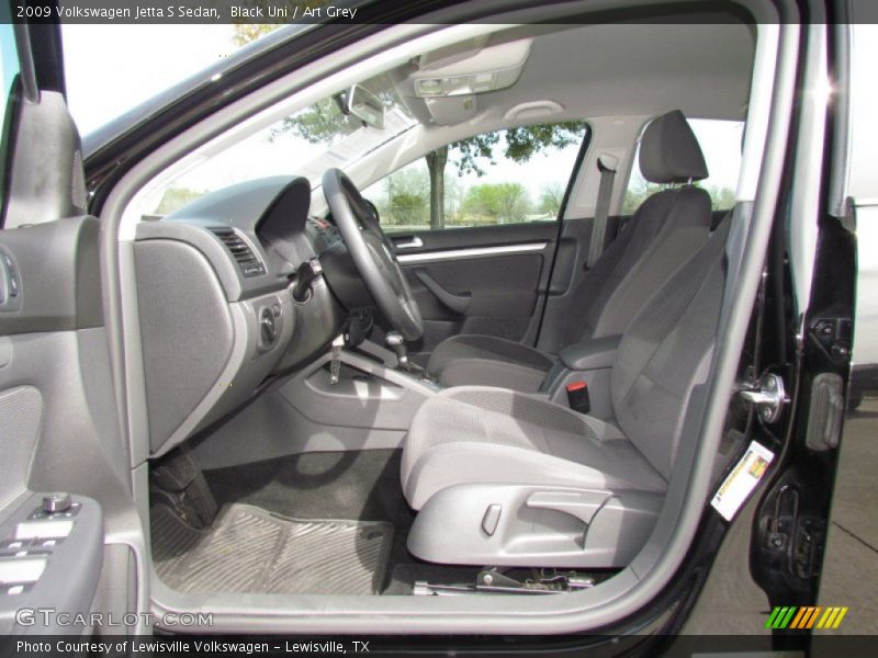 Black Uni / Art Grey 2009 Volkswagen Jetta S Sedan
