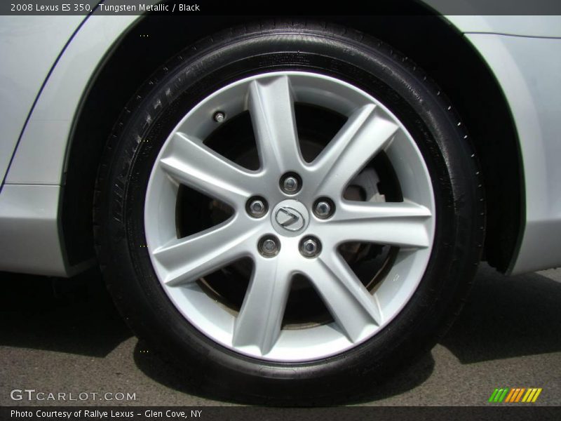 Tungsten Metallic / Black 2008 Lexus ES 350