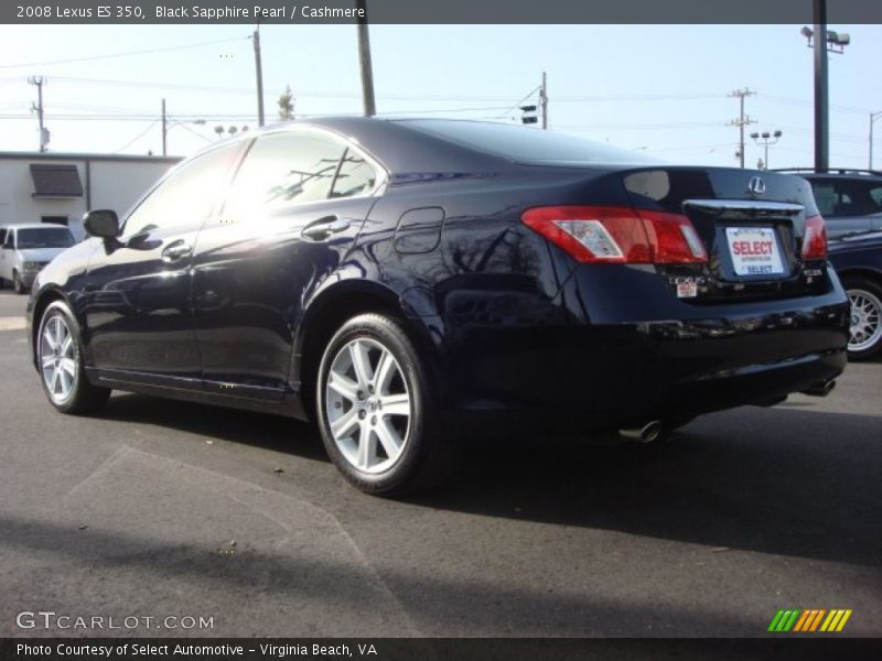 Black Sapphire Pearl / Cashmere 2008 Lexus ES 350