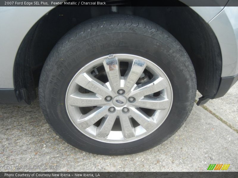 Pewter Metallic / Charcoal Black 2007 Ford Edge SEL Plus