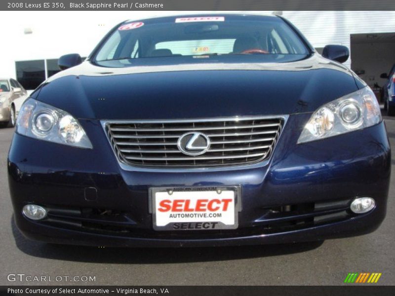 Black Sapphire Pearl / Cashmere 2008 Lexus ES 350