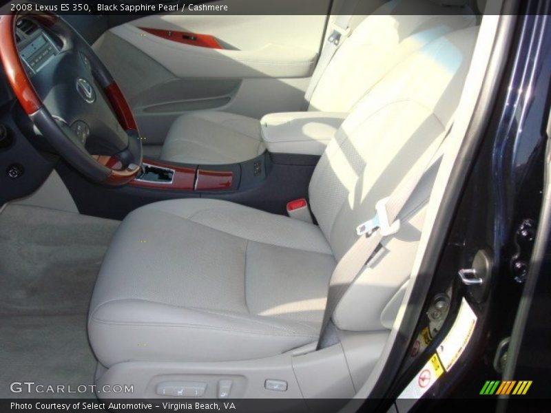 Black Sapphire Pearl / Cashmere 2008 Lexus ES 350