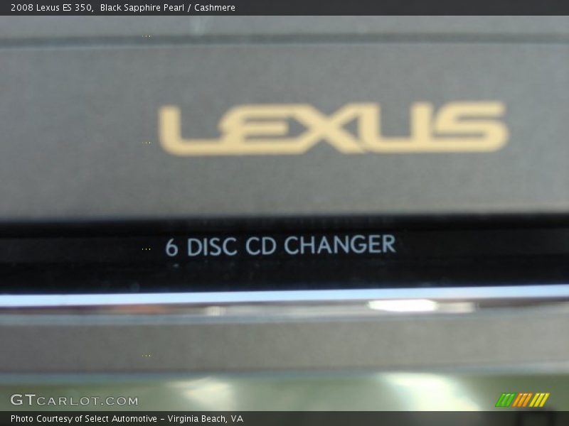 Black Sapphire Pearl / Cashmere 2008 Lexus ES 350