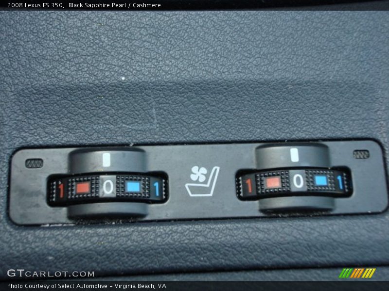 Black Sapphire Pearl / Cashmere 2008 Lexus ES 350