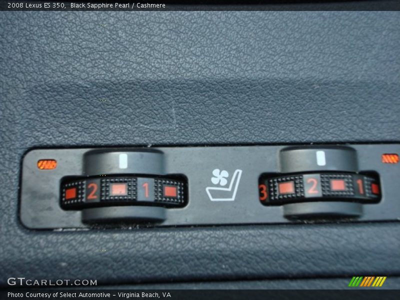 Black Sapphire Pearl / Cashmere 2008 Lexus ES 350