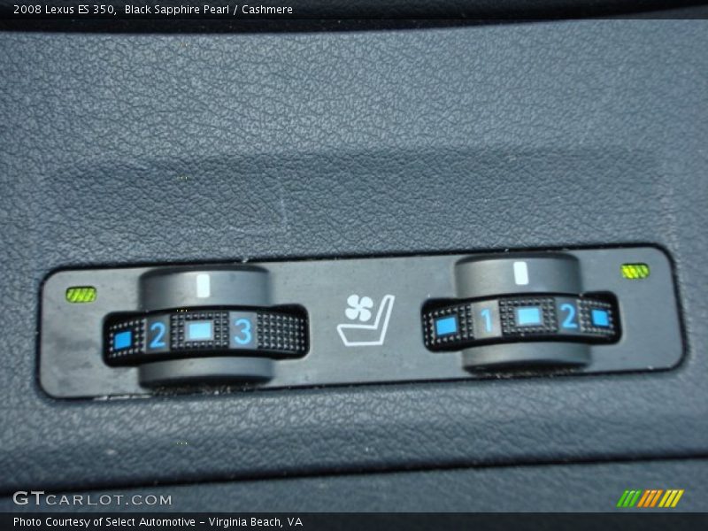 Black Sapphire Pearl / Cashmere 2008 Lexus ES 350