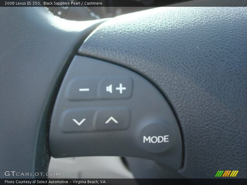Black Sapphire Pearl / Cashmere 2008 Lexus ES 350