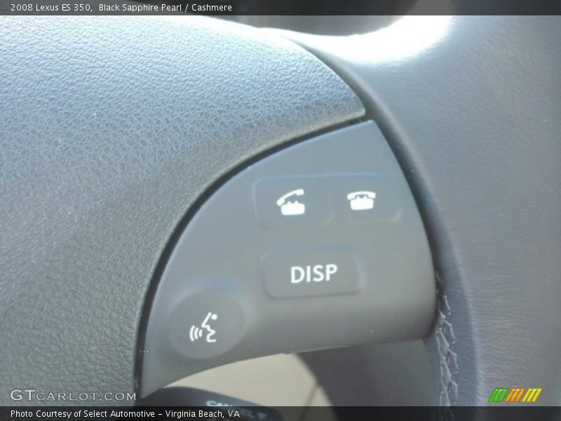Black Sapphire Pearl / Cashmere 2008 Lexus ES 350