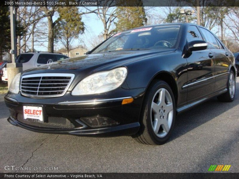 Black / Charcoal 2005 Mercedes-Benz S 500 Sedan