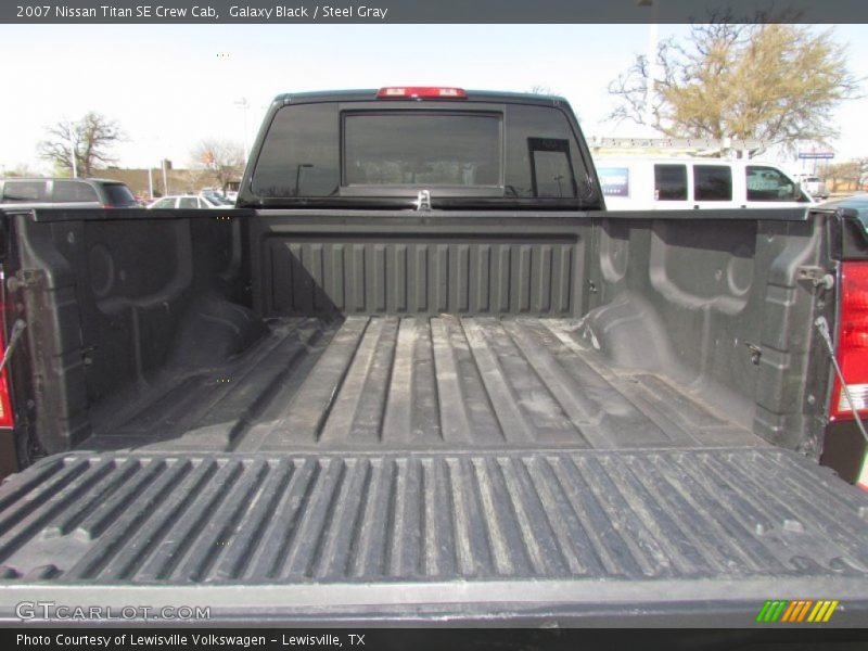 Galaxy Black / Steel Gray 2007 Nissan Titan SE Crew Cab