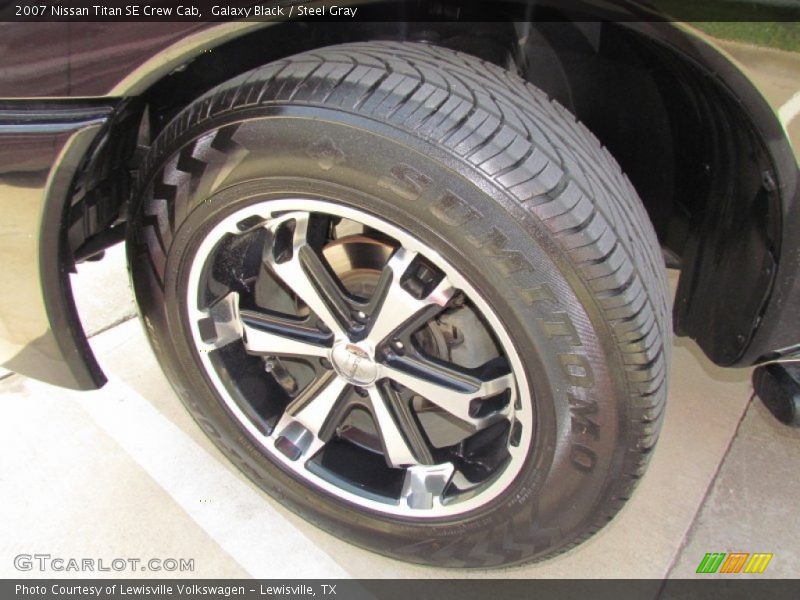 Galaxy Black / Steel Gray 2007 Nissan Titan SE Crew Cab