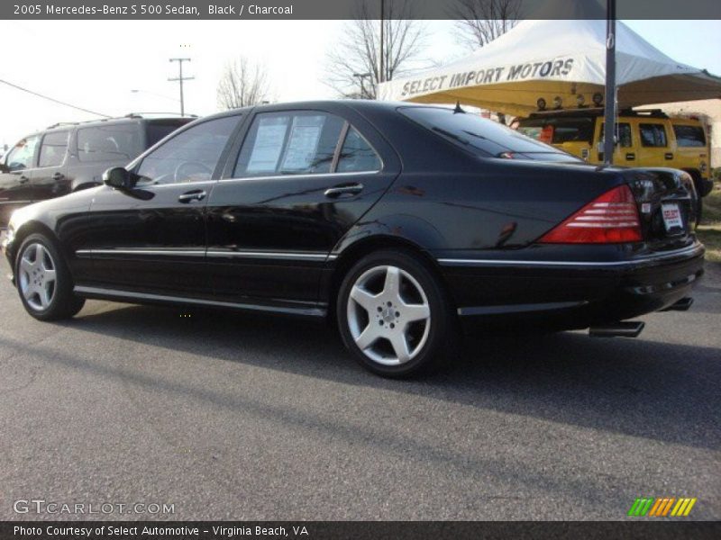 Black / Charcoal 2005 Mercedes-Benz S 500 Sedan