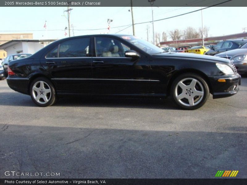 Black / Charcoal 2005 Mercedes-Benz S 500 Sedan