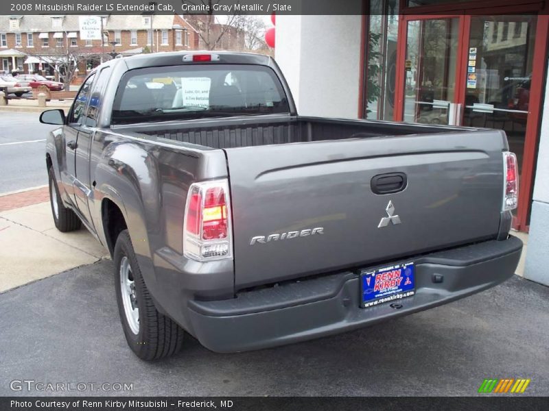Granite Gray Metallic / Slate 2008 Mitsubishi Raider LS Extended Cab
